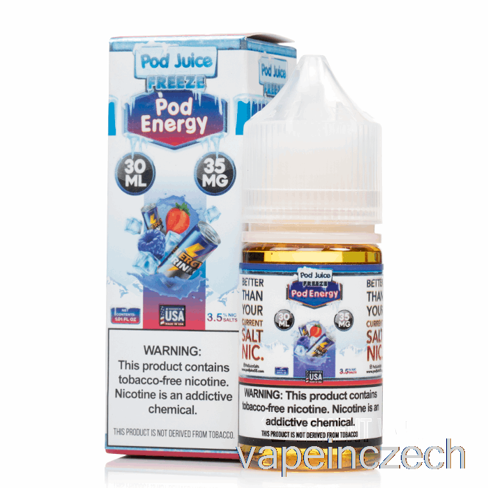 Freeze Pod Energy - šťáva Z Lusku - 30ml 55mg Vape Bez Nikotinu